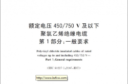 GBT 5023.1 -2008 额定电压450750V及以下聚氯乙烯绝缘电缆 一般要求