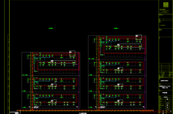 火灾报警系统图平面图--环形接线