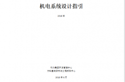 201806万科集团持有型盒子式商业项目机电设计指引 2018年版