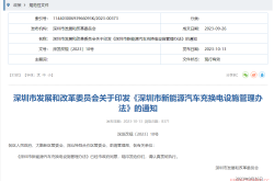 深发改规〔2023〕10号 深圳市发展和改革委员会关于印发《深圳市新能源汽车充换电设施管理办法》的通知
