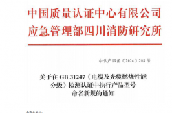 新规｜GB 31247《电缆及光缆燃烧性能分级》检测认证中将执行产品型号命名新规