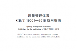 GBT-19002-2018 质量管理体系 GB T 19001-2016应用指南