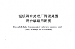 GBT23485-2009 城镇污水处理厂污泥处置 混合填埋用泥质