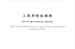 GB／T 38232-2019  工程用钢丝绳网