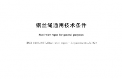 GB／T 20118-2017  钢丝绳通用技术条件