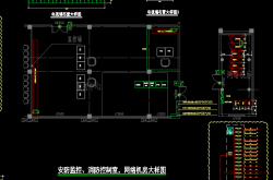 消防控制室、网络机房大样图
