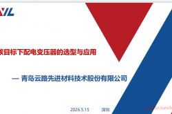 双碳目标下配电变压器的选型与应用（2026深圳电气年会）