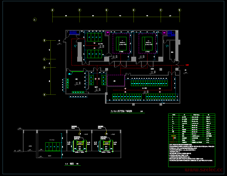 35kV变电所平面图和详图